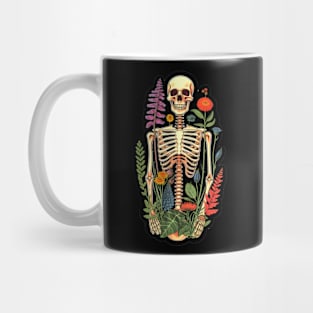 Skeleton & flowers Mug